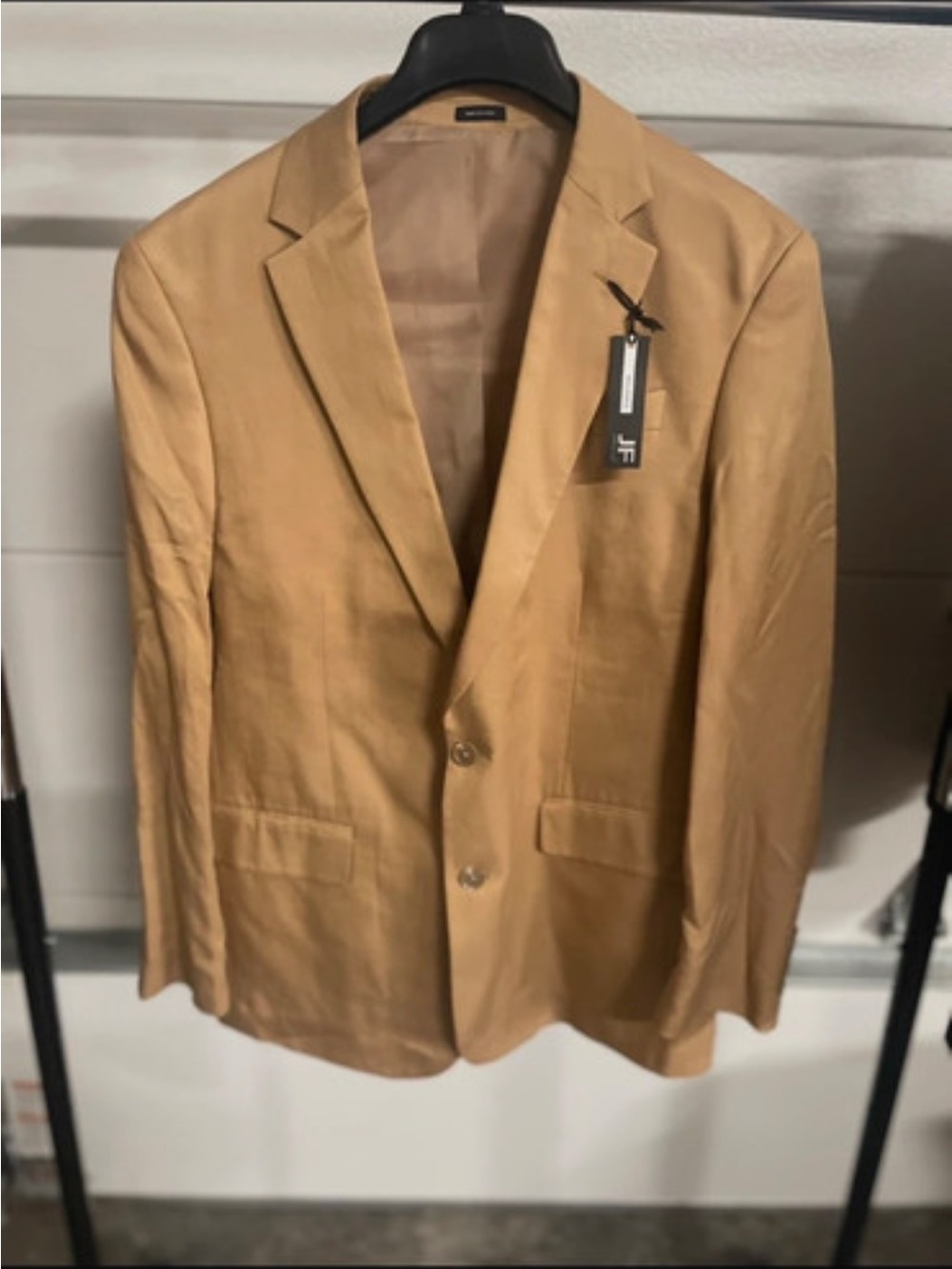 jf j.ferrar Tan Two-Button Blazer